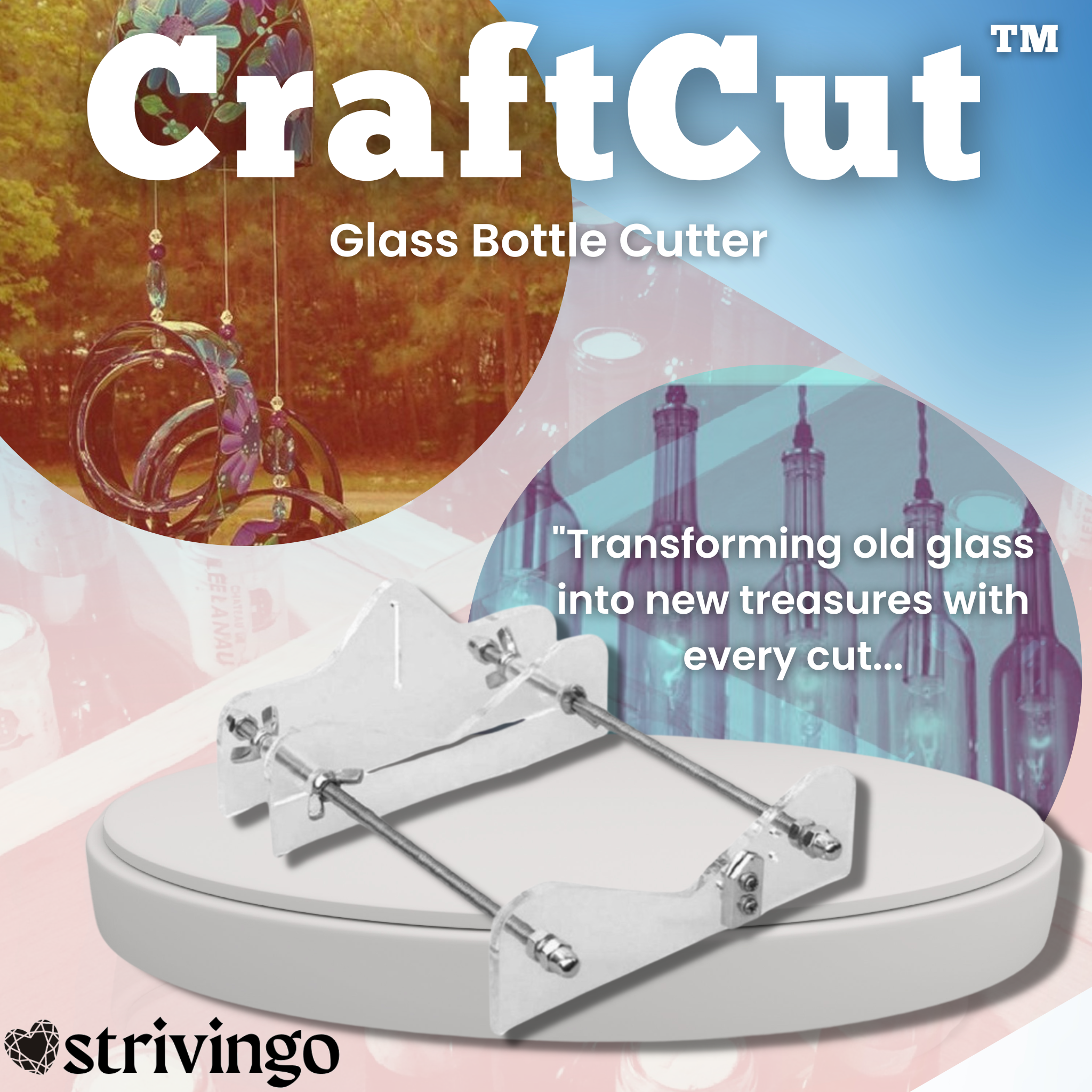 50% OFF | CraftCut™ Glass Bottle Cutter