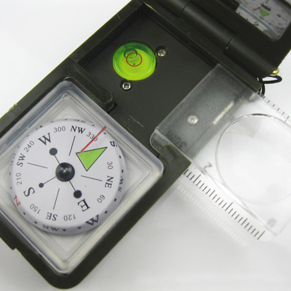 Multifunction 10-in-1 Military Compass Kit