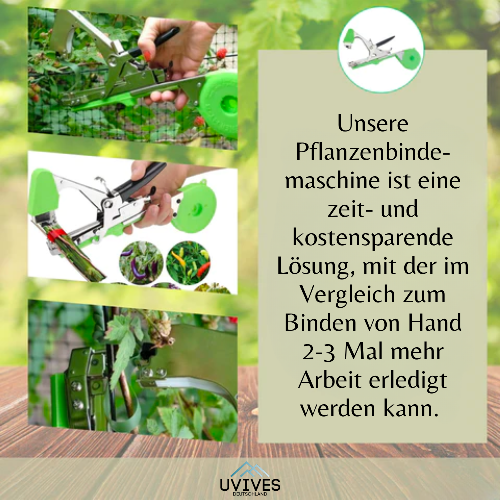 PlantTie™ - Tying tool for plants - Incl. 10 rolls of adhesive tape [last day discount]