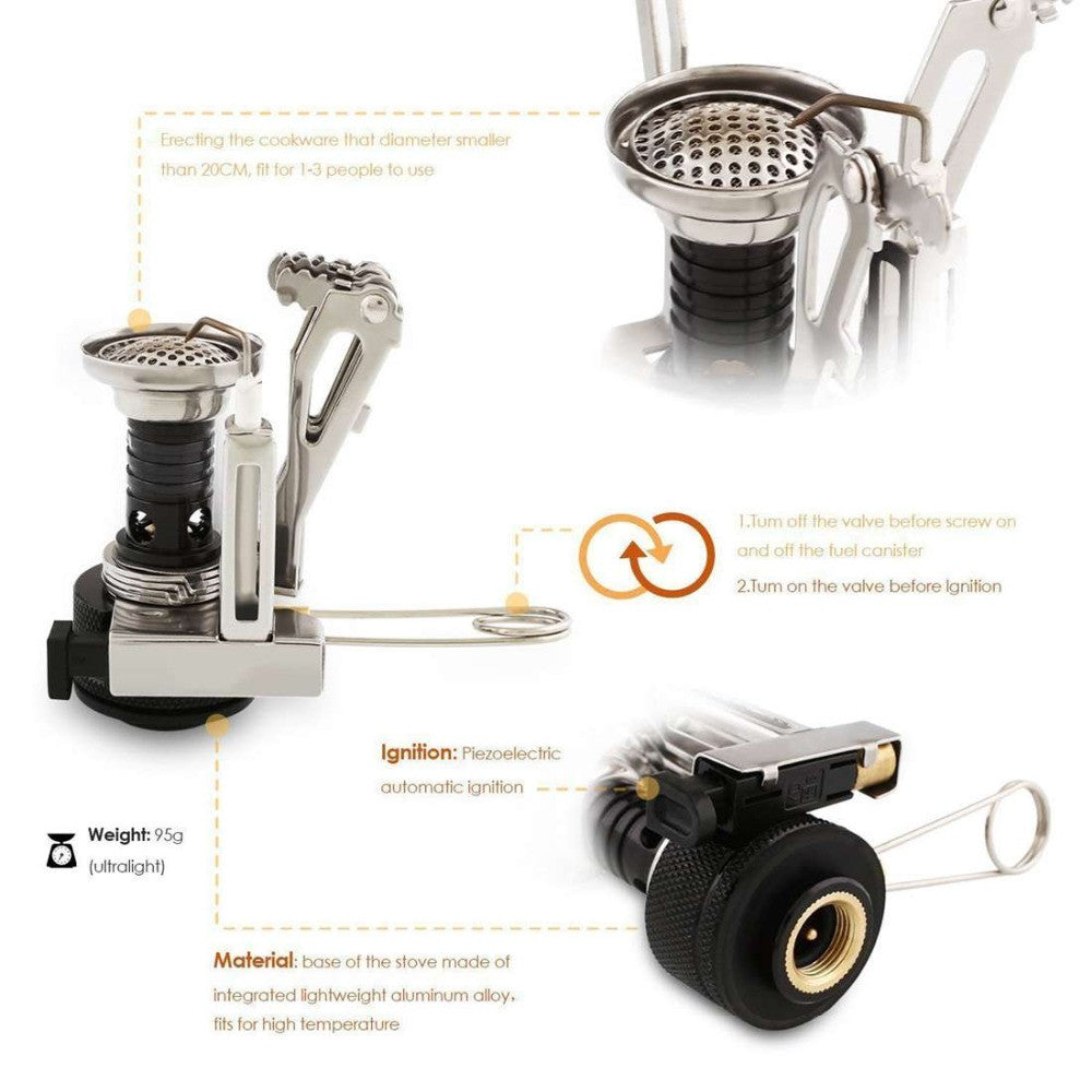 Portable Mini Ultralight Outdoor Camping Stove.