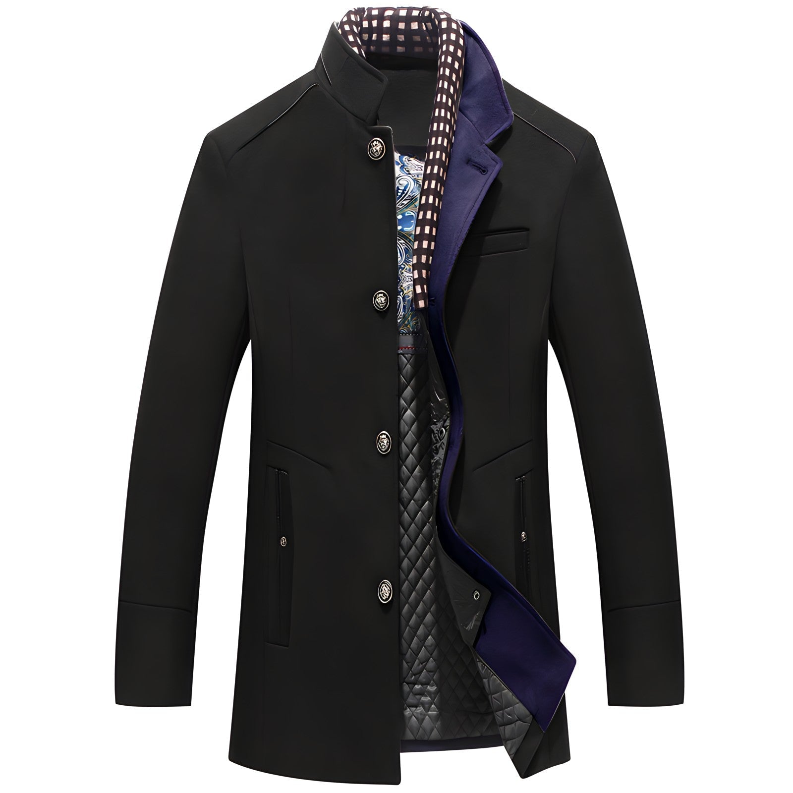 (50% off) Vaden™ - Coat with detachable scarf [last day discount]