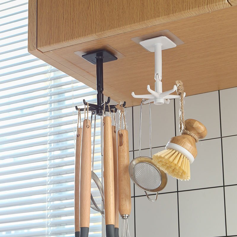 Rotating kitchen shelf