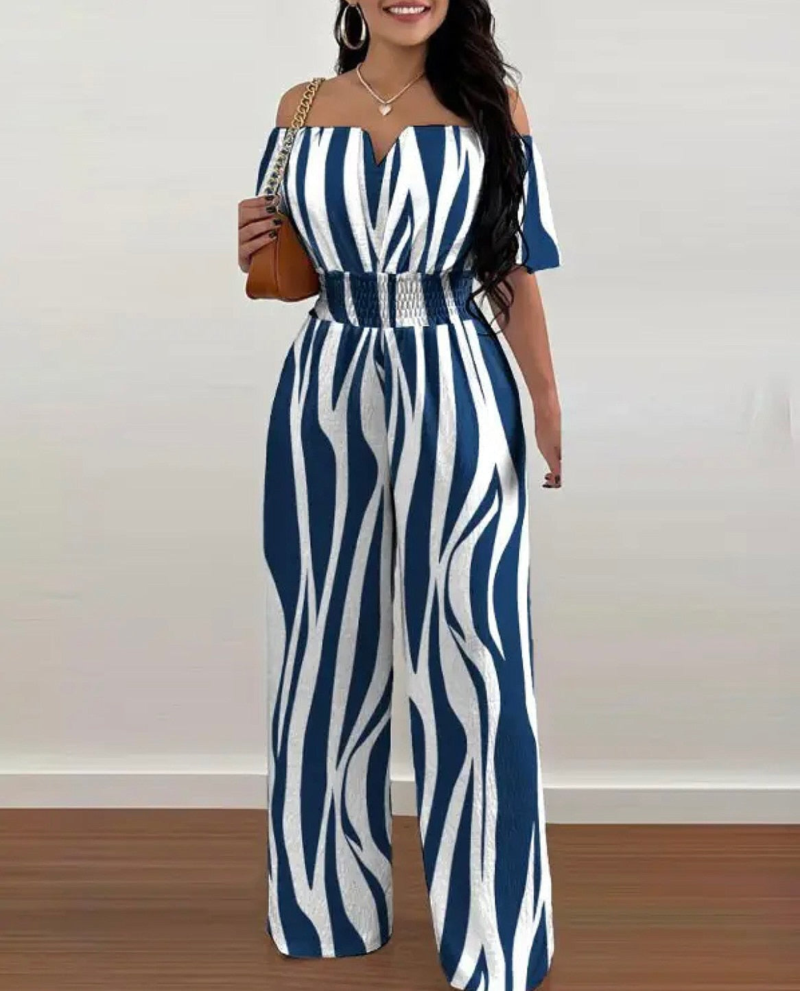 (50% off) Celeste™ - Glamorous Off Shoulder Jumpsuit [Last Day Off]