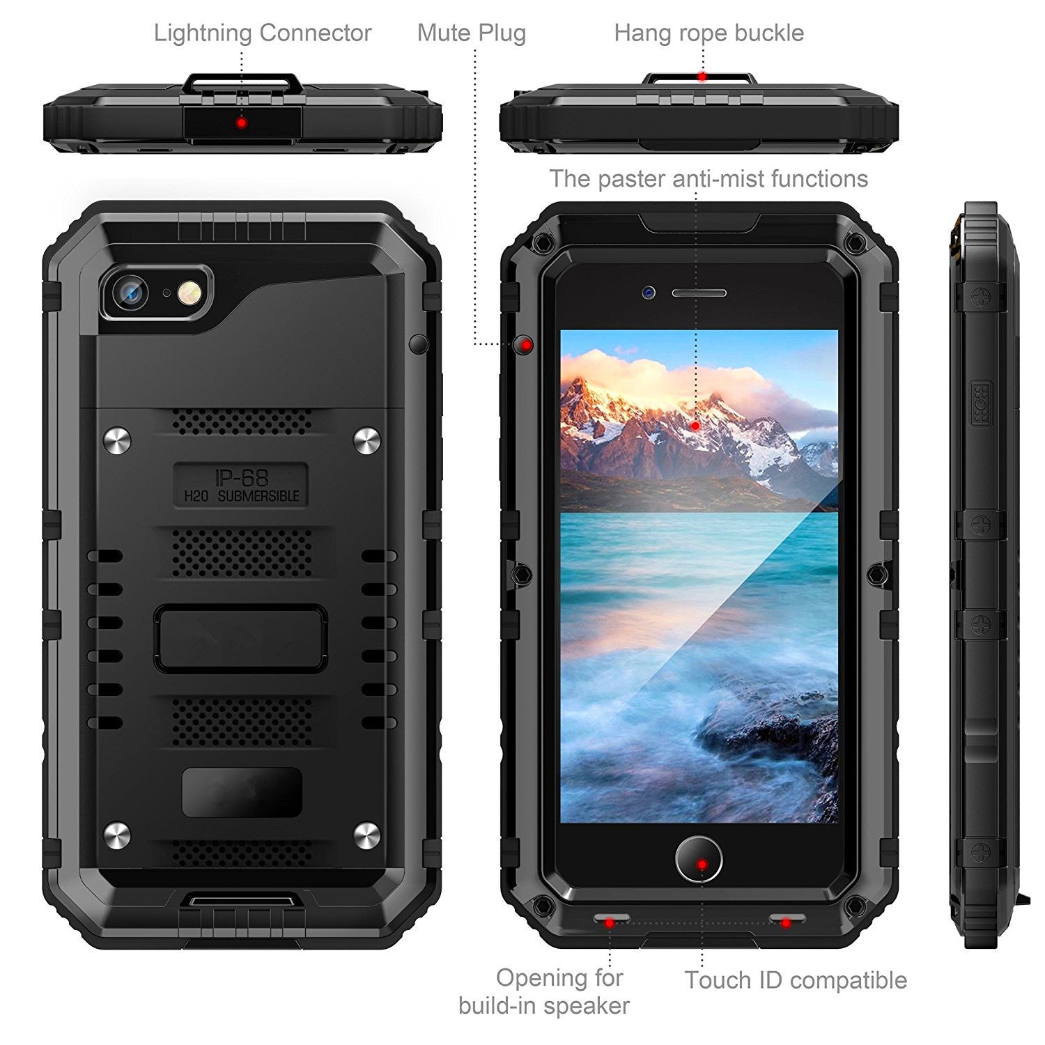 Tactical Shockproof iPhone Case