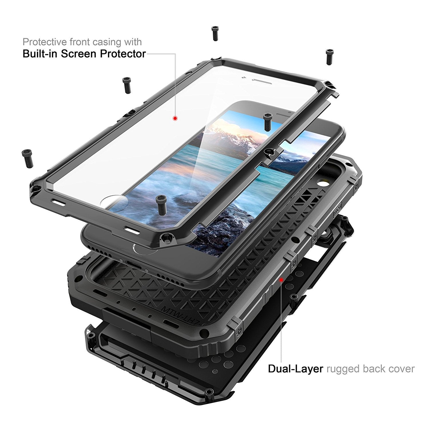 Tactical Shockproof iPhone Case