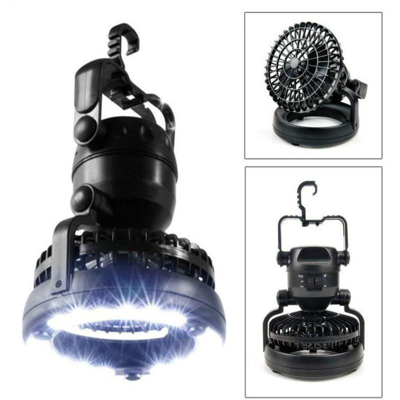 High Powered 18 LED Camping Lantern With Ceiling Fan