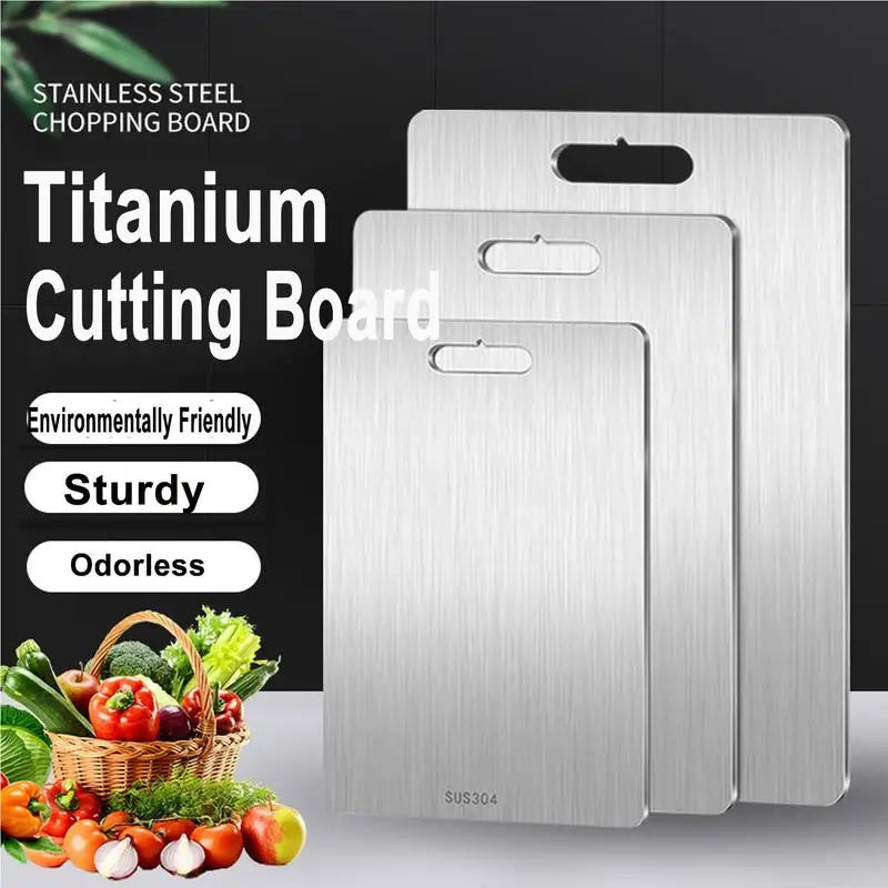 Cutanium Titanium Double-Sided Cutting Board