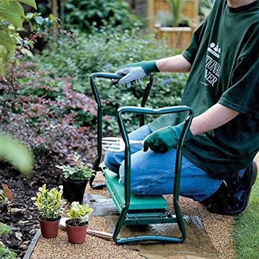 GardenBliss™ - the ultimate 2-in-1 kneeling bench with high comfort and tool pockets! [Last day discount]