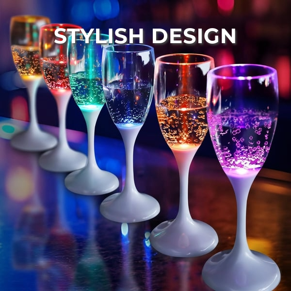 LED Champagne Glass | Light Up Your Celebrations with a Sparkling Touch!