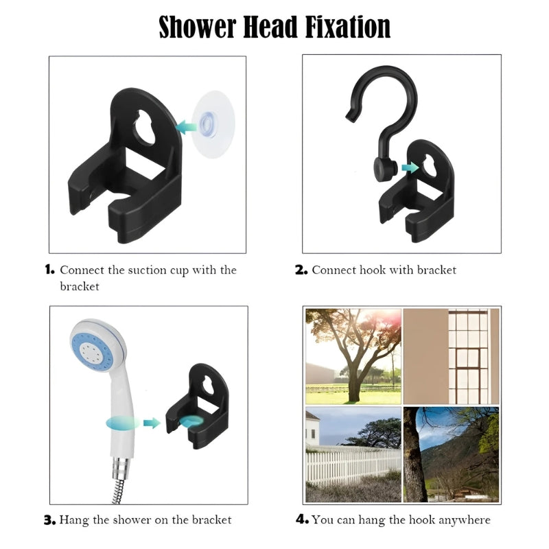 OutdoorShower™ - Portable camping shower set with USB charging station [Last day discount]