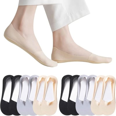 Sleeksock Non-Slip Invisible Ice Silk Boat Socks