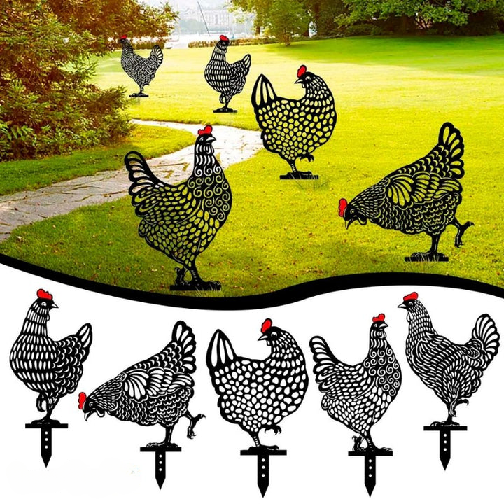 HappyChicken™ - Chicken Garden Decoration - Set of 5 [last day discount]