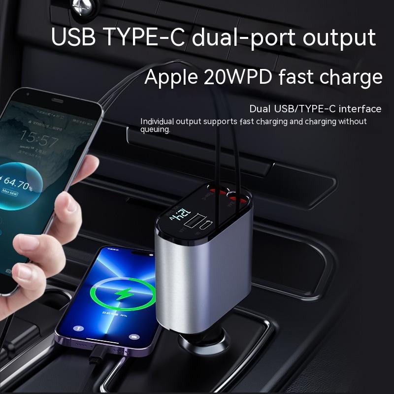 VoltFlex™ | 4-in-1 Fast, practical and versatile car charger