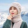 Scarfie Women Knitted Beanie & Scarf Combo