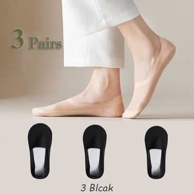 Sleeksock Non-Slip Invisible Ice Silk Boat Socks