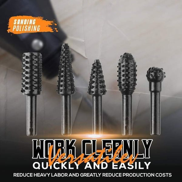 Rotexa™ Premium Tungsten Steel Carbide Rotary Burr Set