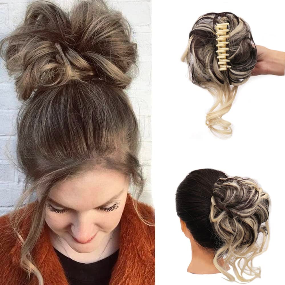 Loopybun - Clip-in Curly Hair Bun Piece