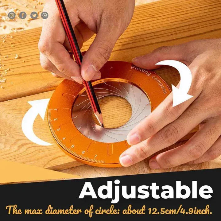 CircleMaster™ Adjustable Circle Drawing Tool