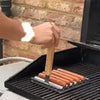 Grillaway Stainless Steel BBQ Hotdog Roller Rack with Handle