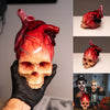 Pumpscull Realistic Halloween Heart-Shaped Skull Sculpture