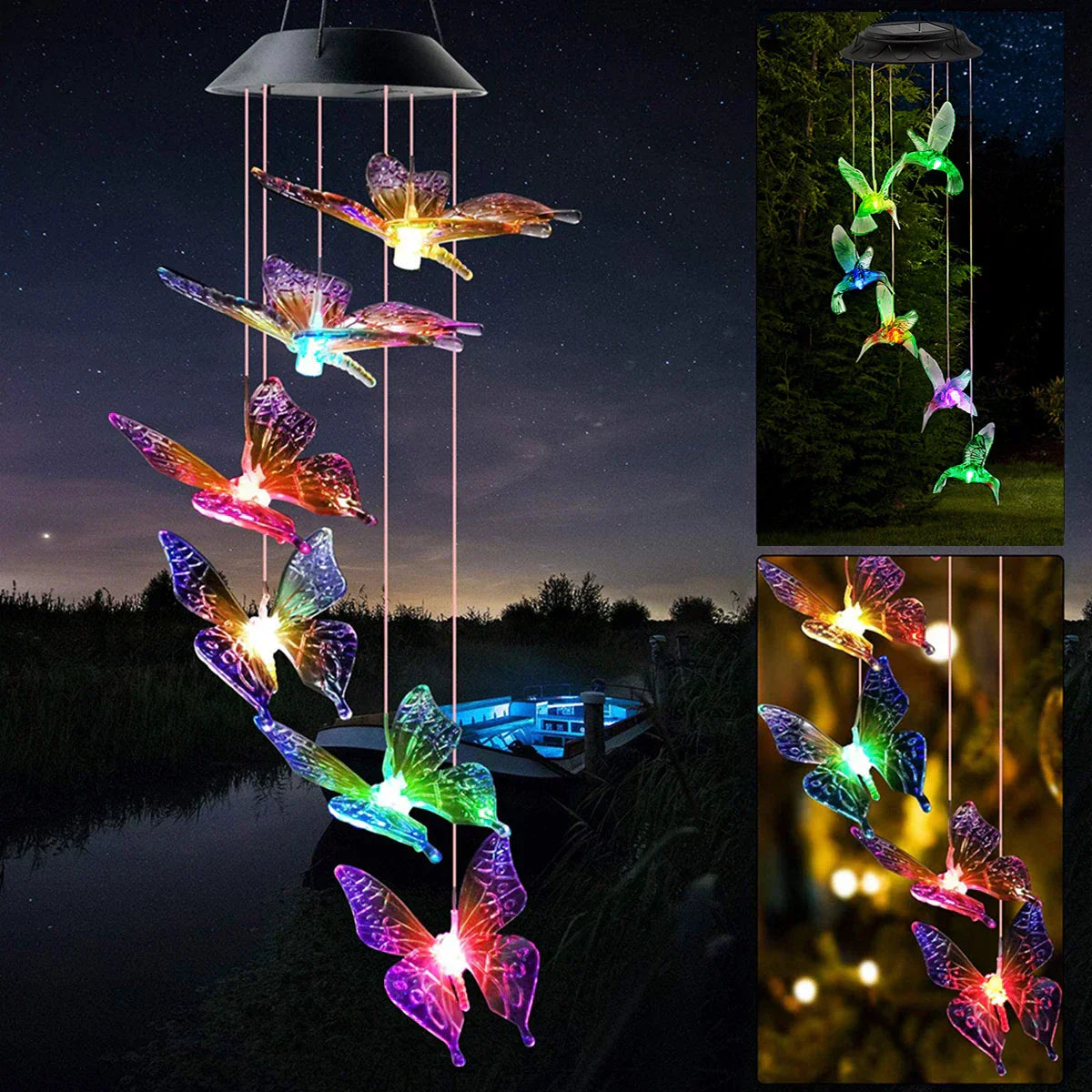 Solar Birds™ - Solar-powered garden lights [Last day discount]