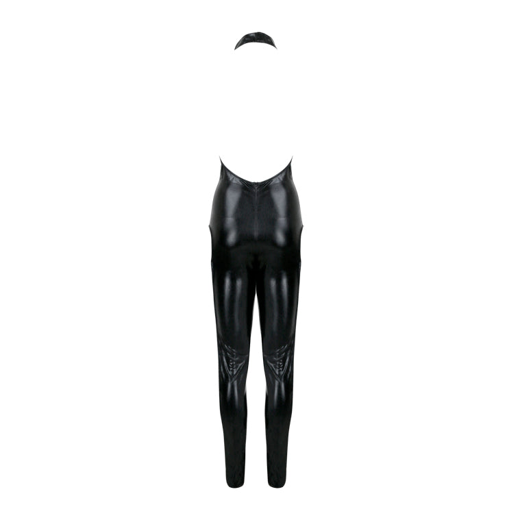 Bewitch™ Halloween Pentagram Halter Catsuit Costume