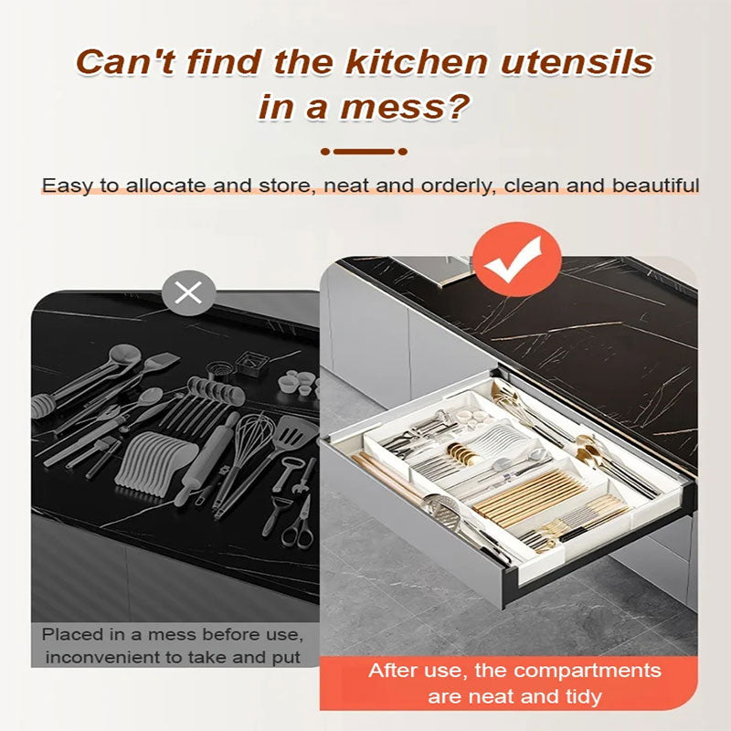 ModuDivide | Expandable kitchen organizer partition wall